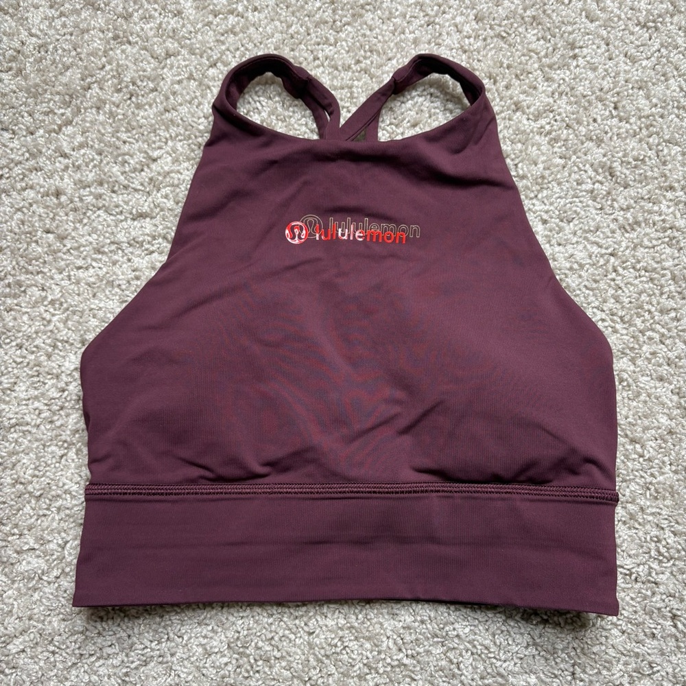 Lululemon Energy High-Neck Longline Bra *Lunar New Year